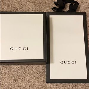 Gucci box and bag